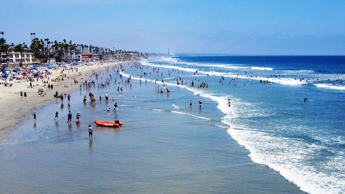 Oceanside beach