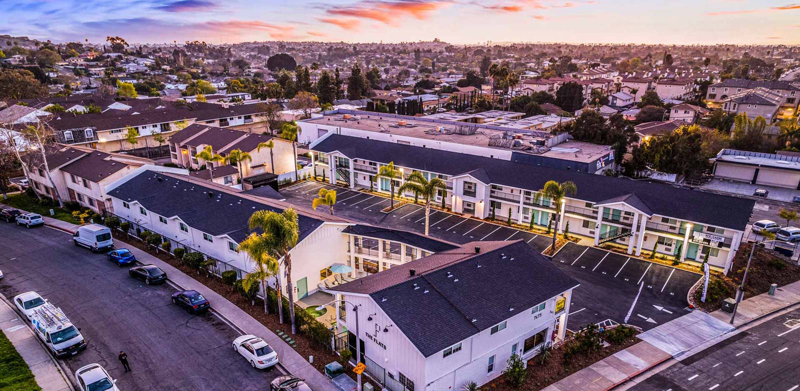 The Flats family apartments in La Mesa, California